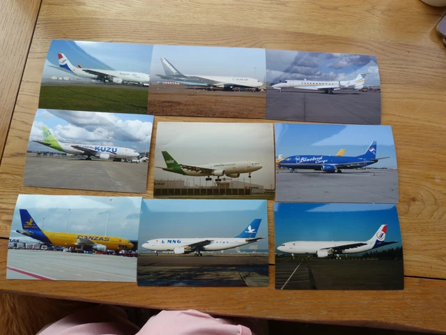 9 PHOTOS OF various airliners, Different types and airlines ( 76.C128 £ ...