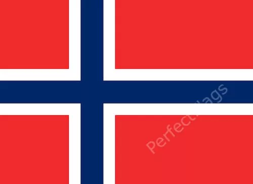 NORWAY FLAG - NORWEGIAN NATIONAL FLAGS - Hand, 3x2, 5x3, 8x5 Feet