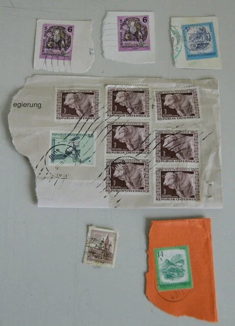 Konvolut Briefmarken Österreich *** gestempelt gelaufen