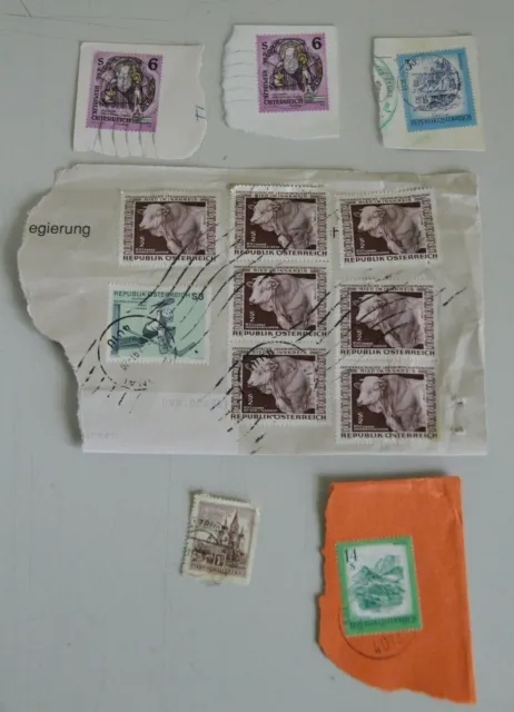 Konvolut Briefmarken Österreich *** gestempelt gelaufen
