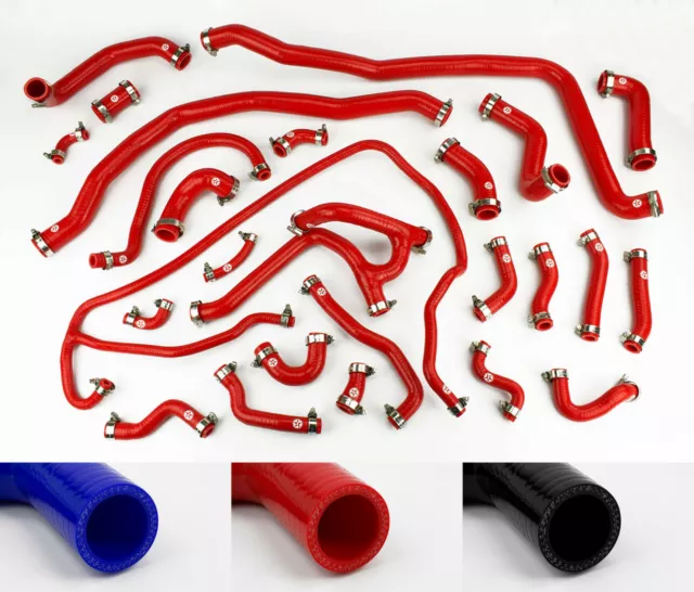 Silicone Radiator Coolant Breather Hoses fits MG F TF PRT Upgrade Stoney Racing