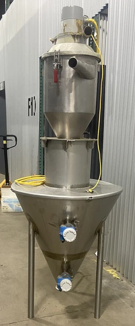 Pneu-Con Pneumatic convey Autoload Vacuum Receiver/Feeder Hopper 60"L x 28" D SS