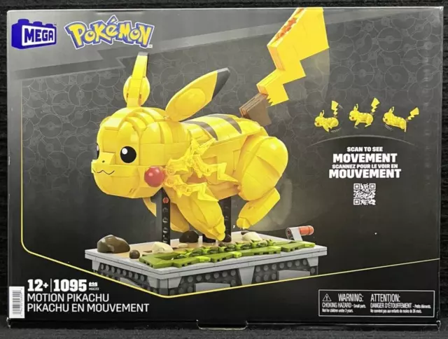 MEGA Pokémon Motion Pikachu Mechanized Building Set - 1092pcs