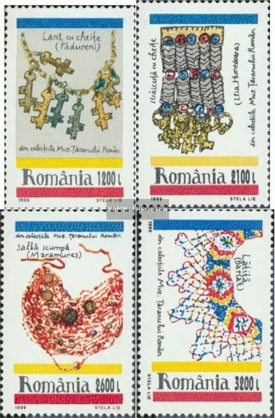 Romania 5401-5404 (complete issue) unmounted mint / never hinged 1999 Age Jewelr