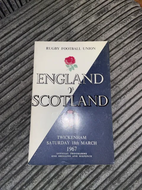 1967 England V Scotland Calcutta Cup Five 5 Nations International Programme