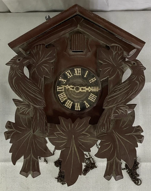 ANTIQUE CUCKOO CLOCK PARTS OR REPAIR Germany US £56.69 PicClick UK