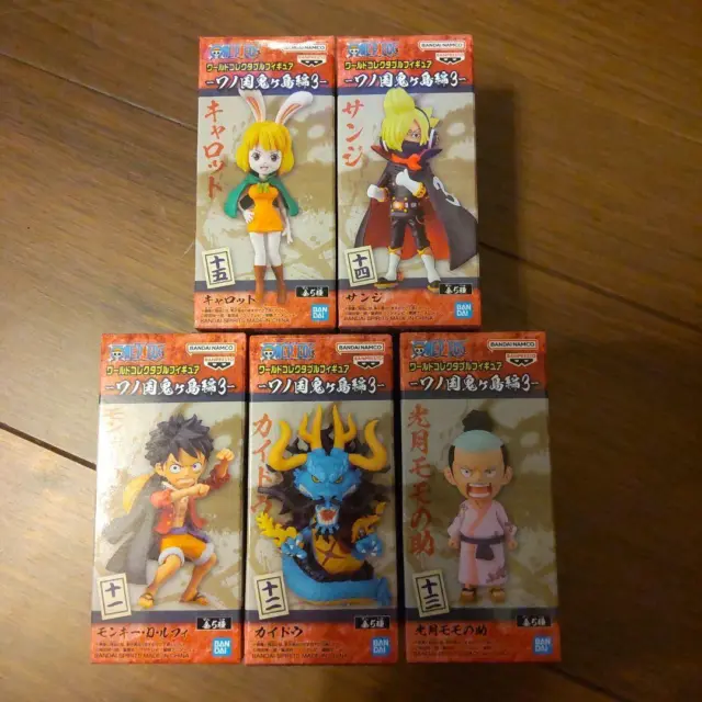 ONE PIECE Figure lot of 5 Wano Country Onigashima Edition 3 Complete Unused