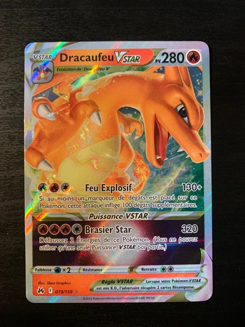 CARTE POKEMON DRACAUFEU Vstar 019/159 Zenith Supreme Fr NM EUR 3,00