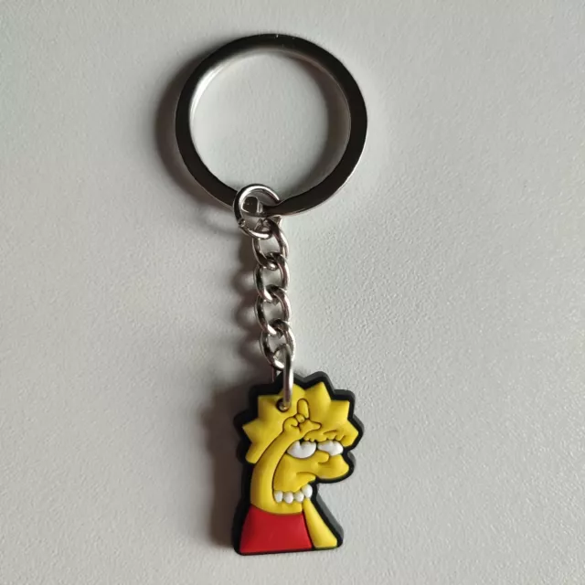 Portachiavi Simpson Serie Tv Cartoni Animati Collezione Accessori Moda Ciondolo