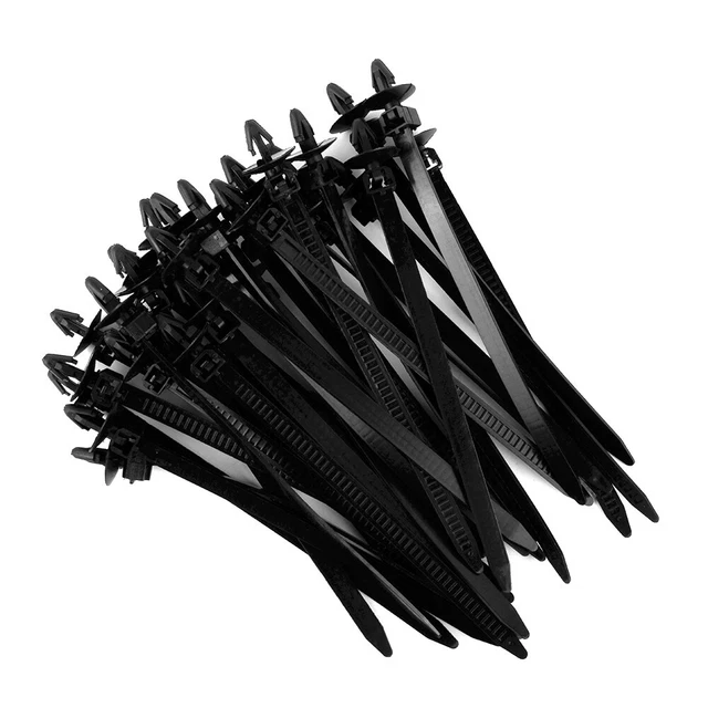 Top Qualität Nylon Drahtbinder Halter Clip Klemme für Autokabel 30er-Pack