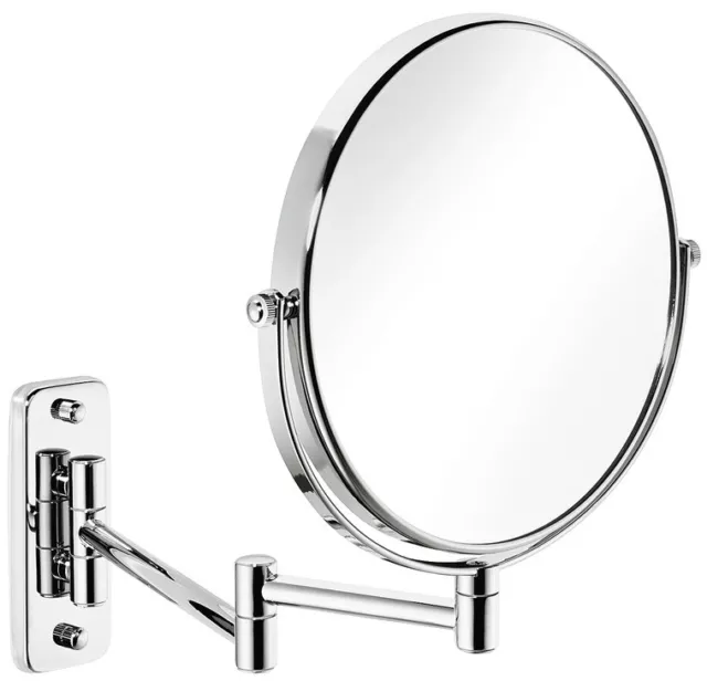 Miroir Cosmétique Avec 3-fach-Vergrößerung de Maquillage Chrome Laiton Ø 200 MM