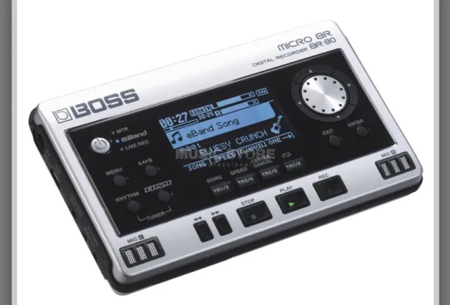 Boss Micro BR 80 digitales Ministudio Recorder m. Boss Netzteil