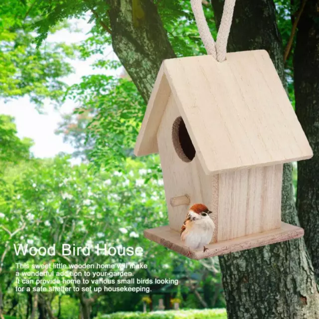 Vogelhaus-Nistkästen-Set aus Holz für die Garten- und Hofdekoration