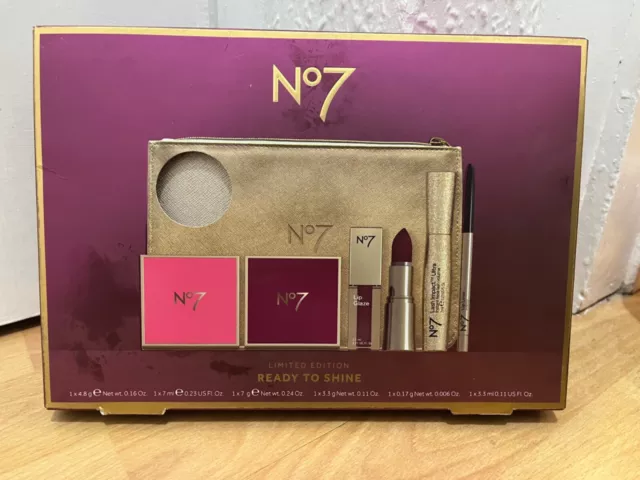 No7  Limited Edition Ready to Shine Make up set (please read description)