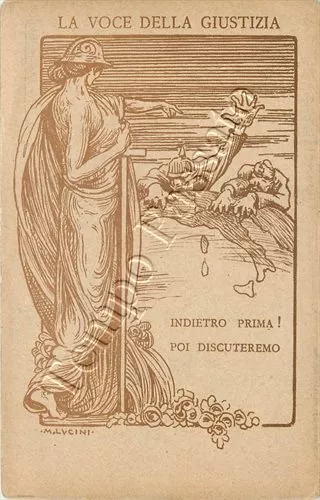 690 - Regno - Franchigia militare F 15E/8, 1917 / illustratore Lucini