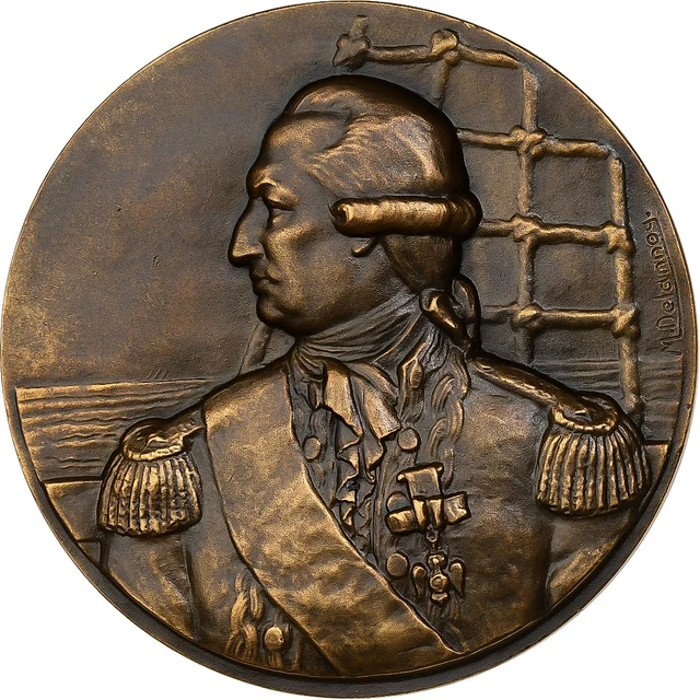 Médaille Cie Générale Transatlantique - Paquebot De Grasse - French Line - Bronze