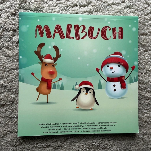 Malbuch / Malblock Weihnachten
