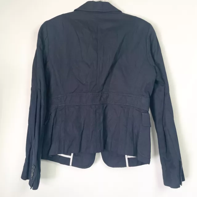 J CREW WOMENS 8 Blazer Navy Single Button Casual Jacket $29.99 - PicClick