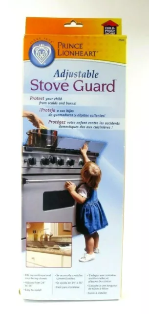 Stove Guard Prince Lionheart Child Kitchen Ware 24" to 36" New Accident Safety