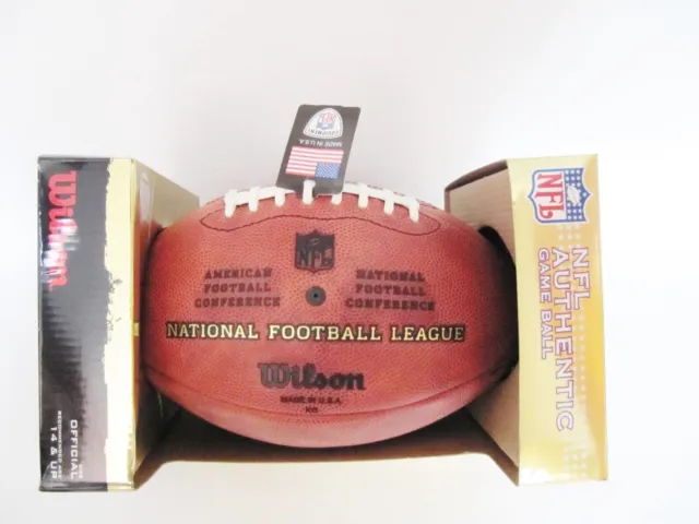 Wilson The Duke 2006 Official Nfl Authentic Game Ball F1100 Nib Nwt W/Signature 3