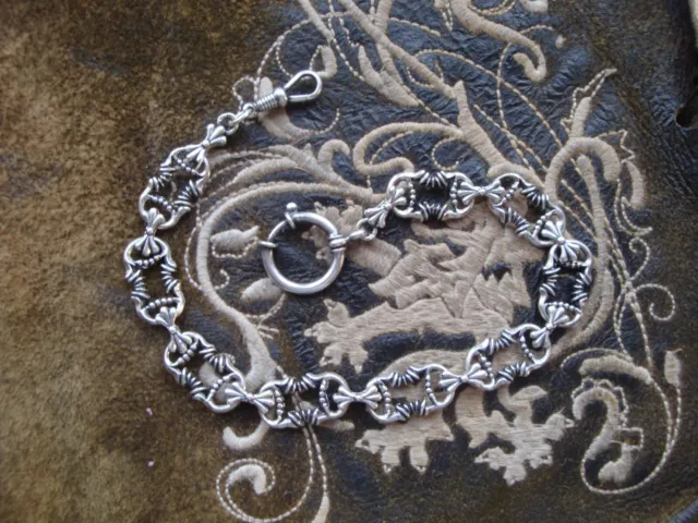 Kette Taschenuhr Taschenuhrkette Silber 835er Charivari Ornamentkette