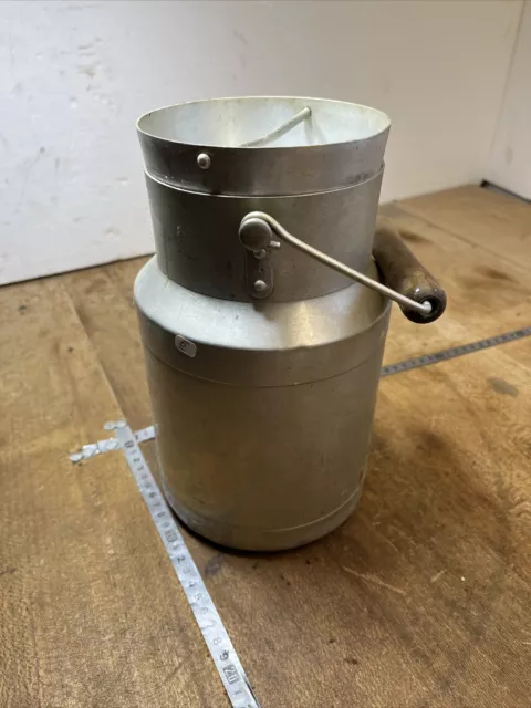 N. 6 ANCIEN POT À LAIT ALUMINIUM bidon vintage alu déco 3 Litres