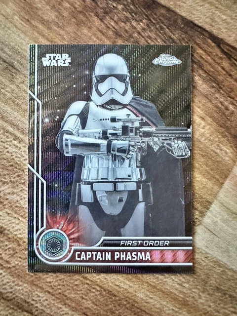 2023 TOPPS STAR Wars Chrome Black Wave Refractor Parallel #59 Captain ...