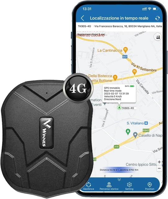 GPS Tracker Positionnement Multiple En Temps Réel 4G Traceur GPS Suivi De L'Hist
