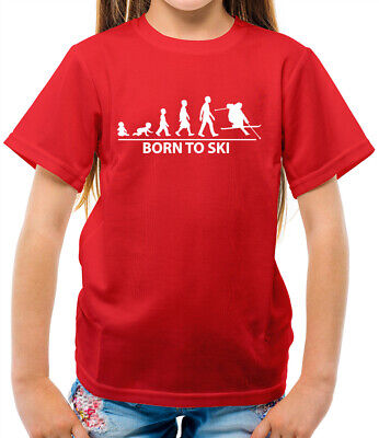 Born To Sci - T-Shirt - Sciatore - Sport - Hobby - Olimpiadi - Ventola