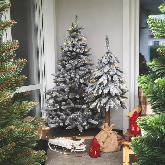 Sapin de Noël Artificiel Réaliste Arbre / Sapin avec Support Taille 120-250cm