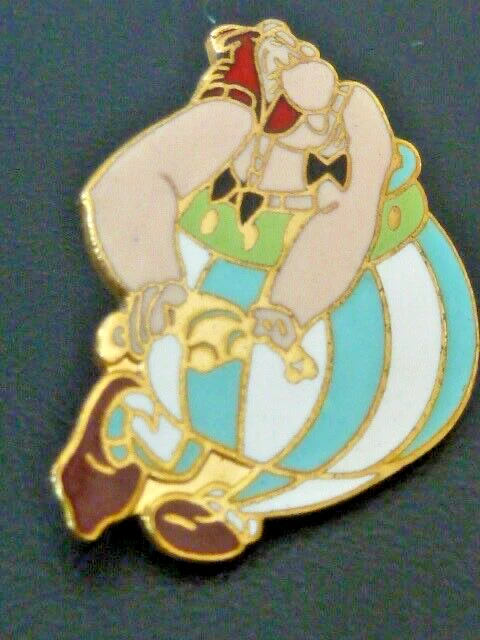 Broche (pin) Astérix & Obélix – Rare, Signée Stadium – Très Bon état, Sous Cellophane