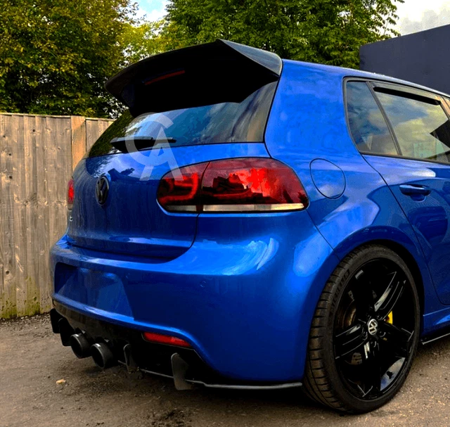 VW GOLF MK6 R20 GTI GTD Osir Style Gloss Black Spoiler 08-12 UK SELLER ...