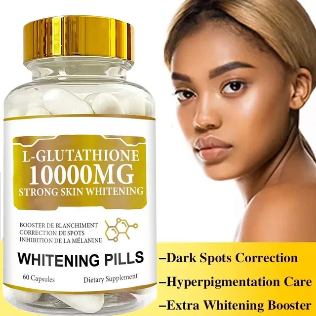 can the body absorb glutathione supplement Bcuelov L-Glutathione 5000mcg Capsules – Skin Whitening & Anti-Aging  Antioxidant (30/60/120 Count) Glutathione 2000 Mg