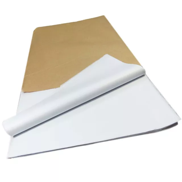 100 SHEETS OF WHITE ACID FREE TISSUE PAPER 450x700mm