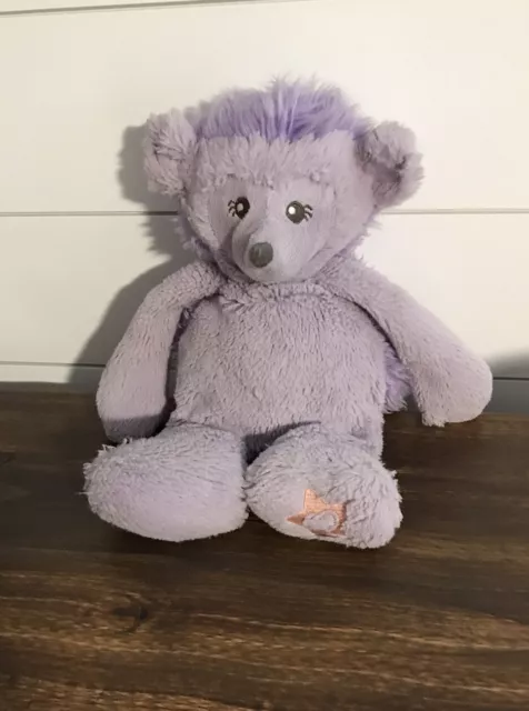 American Girl Doll Bitty Baby 11" Hedgehog Purple Plush Stuffed Animal Toy