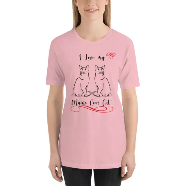Maine Coon Cat - Short-Sleeve Unisex T-Shirt