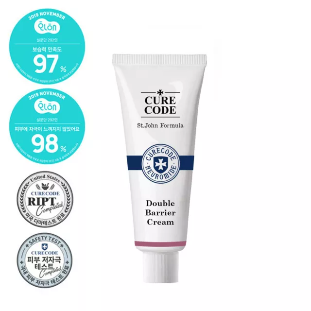 CURECODE Double Barrier Cream 2.7oz / 80ml Skin-Biome™, NEUROMIDE, Moisturizing