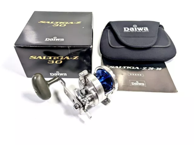 Daiwa Saltiga Z30 Fishing Reel Baitcast Right Handle Saltwater Jigging Game  used