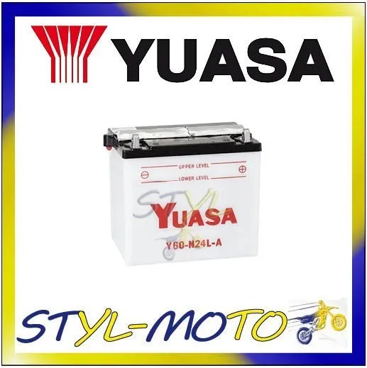 Y60-N24L-A Batteria Originale Yuasa Ad Acido
