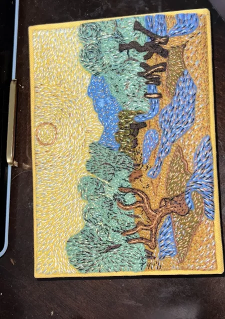 Olympia Le-Tan Van Gogh's Olive Trees Book Clutch Bag