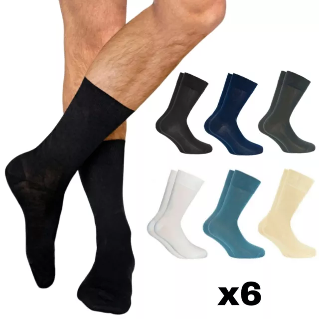 Calze Filo Di Scozia Uomo Eleganti Corte Calzini Cotone Colorate Blu Neri Estive