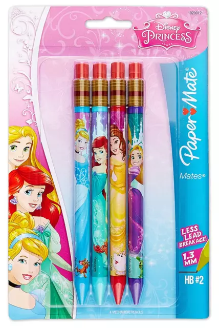 Paper Mate Mates Disney Princesses Mechanical Pencils, 4-Pack of 4 = 16 Pencils 2