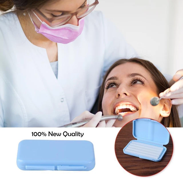 5pcs Scent Dental Orthodontics Wax Teeth Gum Braces Bracket (Mint) #Q