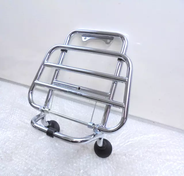 Vespa GTS 300 2012-2016 Genuine Chrome Front Luggage Carrier New OEM 1B001481