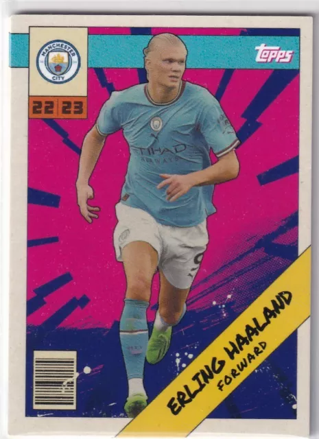 Topps Manchester City Ensemble de Fan 2022-2023 MCH-10 Erling Haaland