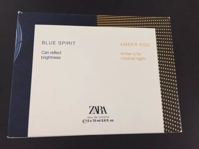 ZARA MENS BLUE SPIRIT EAU DE TOILETTE EDT FRAGRANCE 100ml Brand New and  Sealed