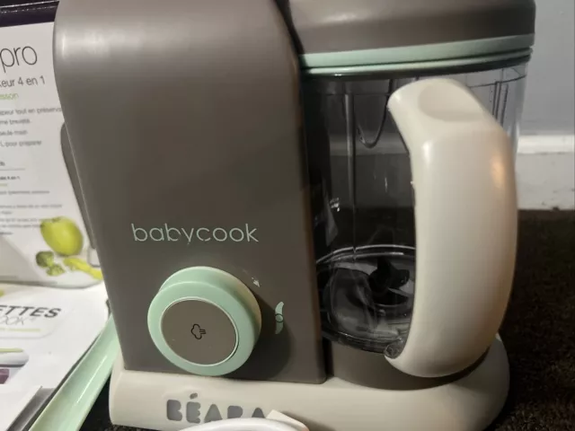 BEABA Babycook Pro | Cloud | 4-in-1 baby food maker | Steam Cooker & Blender 2