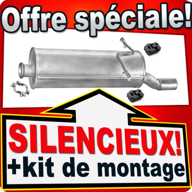 Silencieux Arriere pour CITROEN XSARA PICASSO 1.6 2.0 HDI 1999-2011 échappement