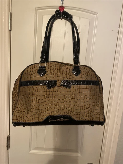 Samantha Brown Weekend Tote. One Foot Cap Is Missing.