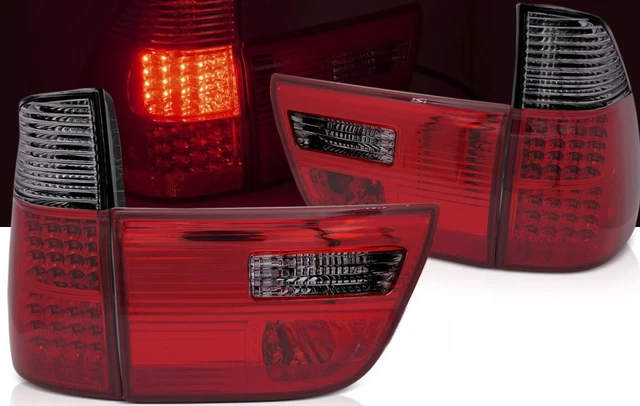 Feux Arrière LED Fumée Pour BMW X5 E53 (2004-2006) – Paire De 2 – Neuf, Générique – Style Tinté